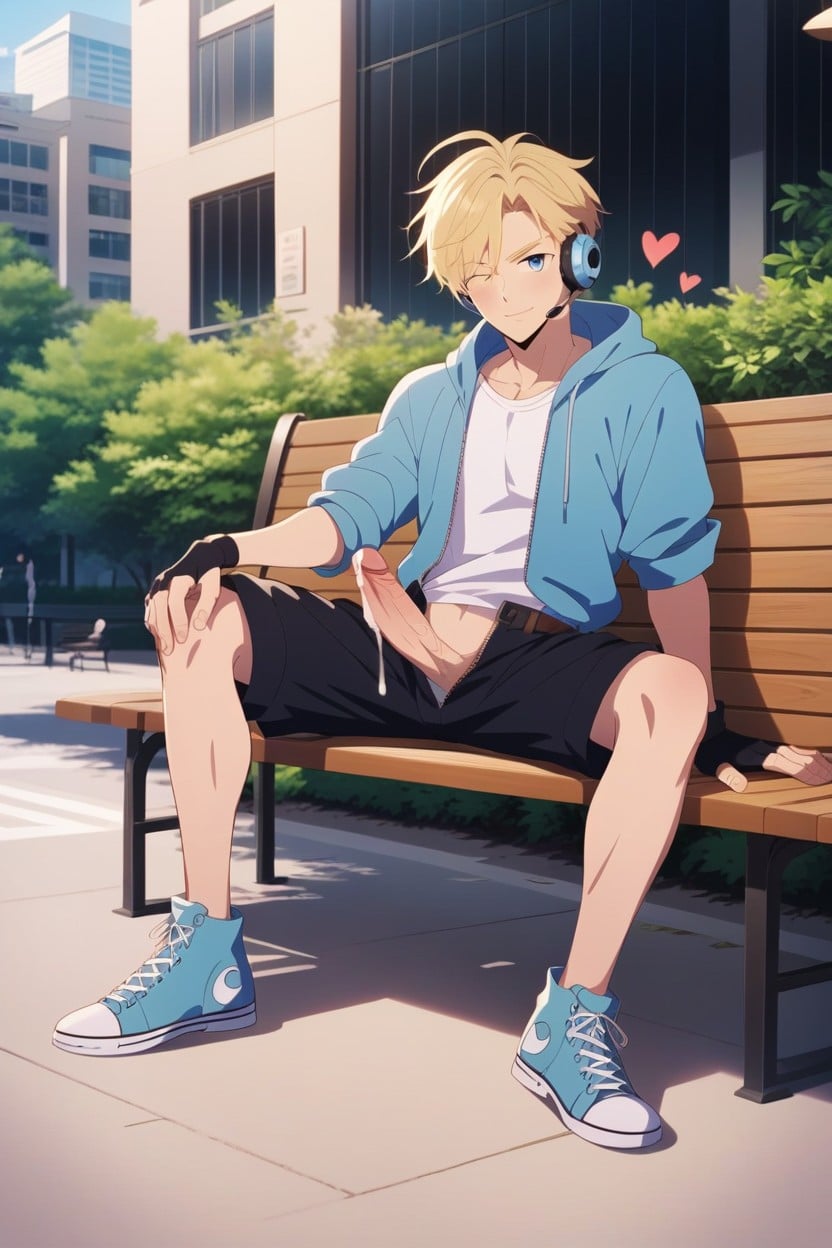 Cool Aesthetic, Body, Legs And Shoes Visible AI Gay Porn
