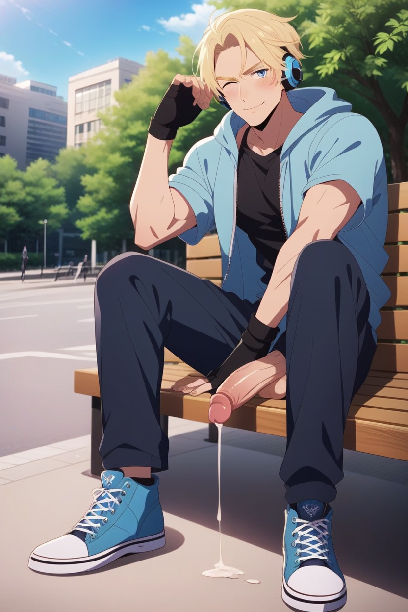 Light Skin, 1 Persona, Intense Blushing Porno gay IA