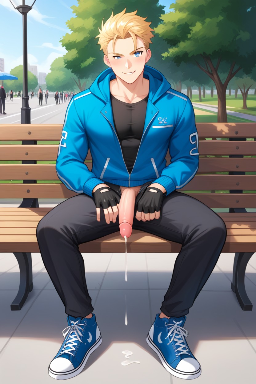 One Eye Winking, Red Heart Particle Near Head, 18+ Porno gay IA