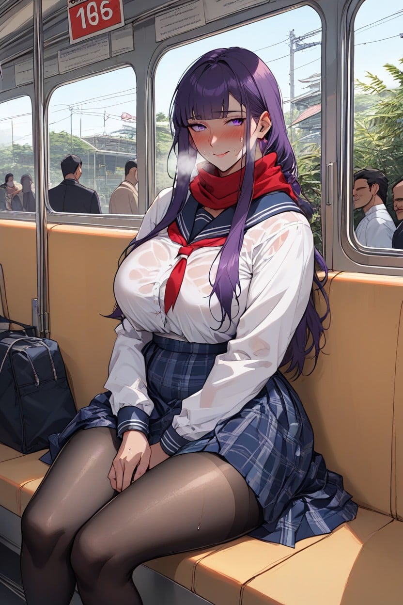 Heavy Breath, Thick Thighs, Large Hentai AI Porn