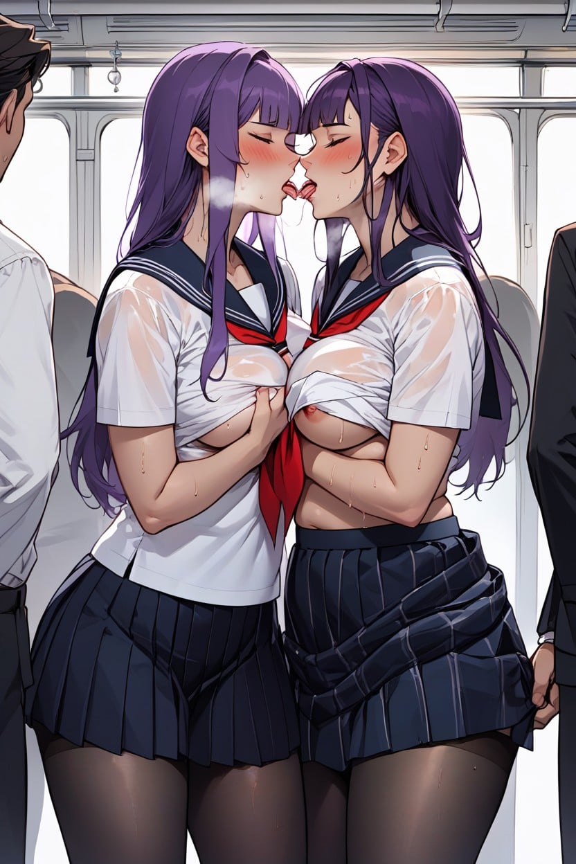 Himecut, Sweaty, Underboob Hentai AI Porn