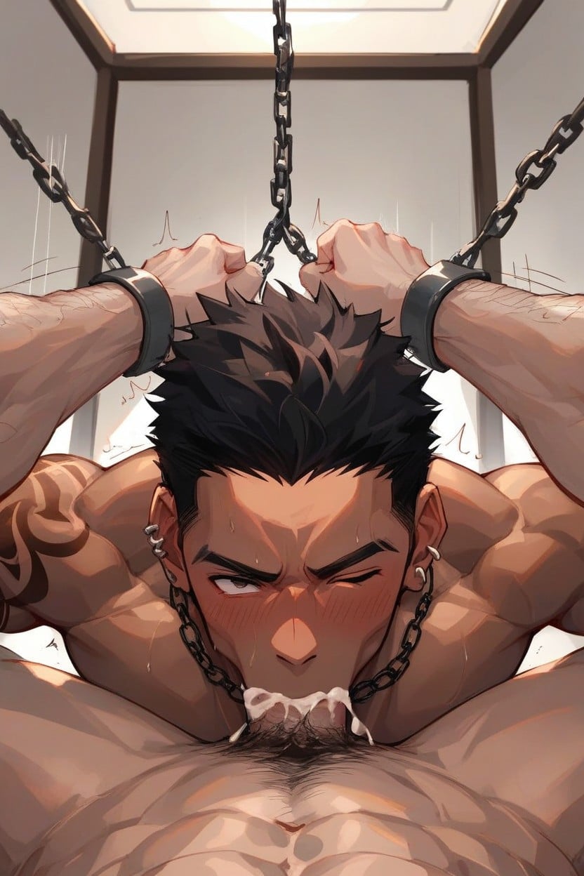 Pov, Drool, Eyes Rolled Back AI Gay Porn