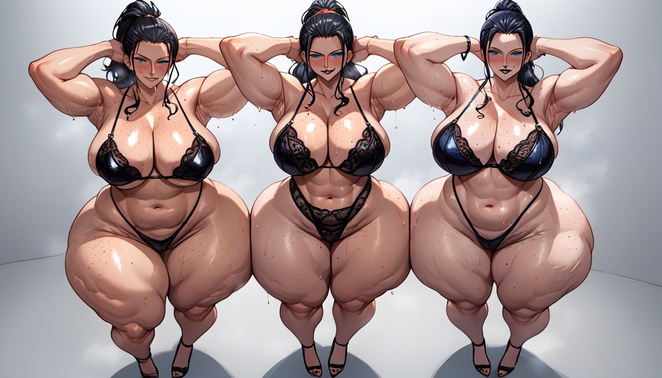 Armpits Exposed, Ears, Thick Thighs Hentai AI Porn