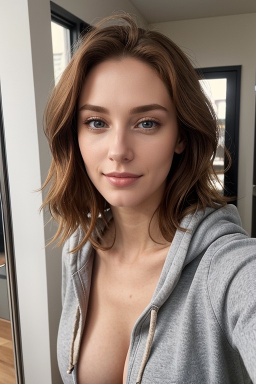 Gymnast Body, Flirty, Bashful AI Porn