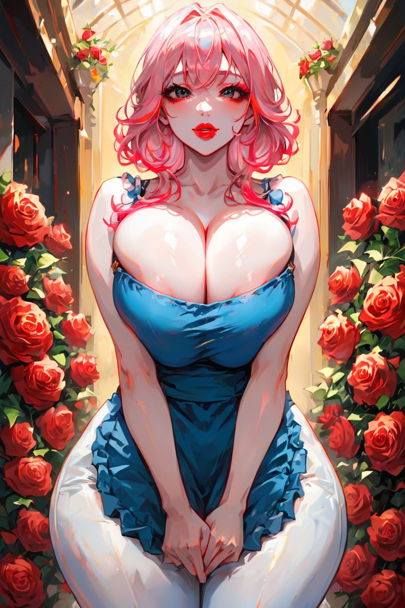Ultradetailed Face, Neon Gold Highlights, 18+ Hentai AI Porn
