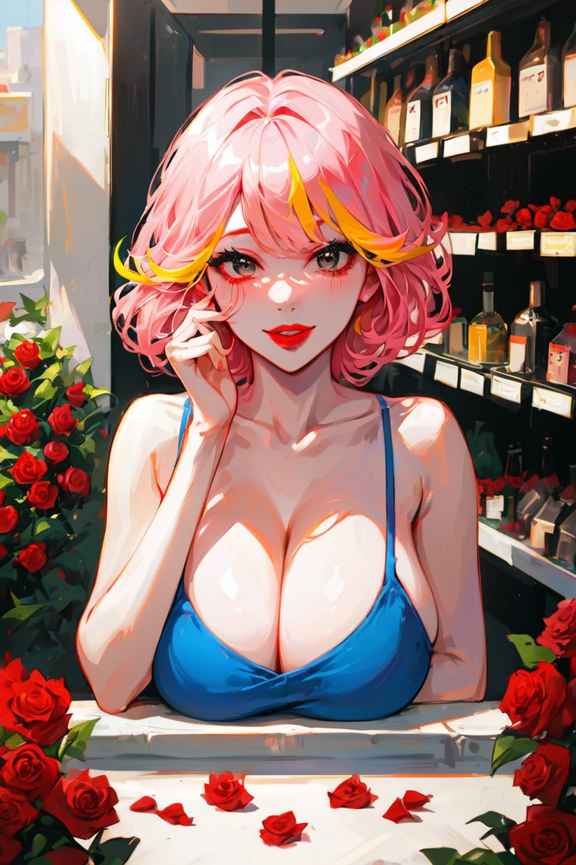 Thick, Flowers, Flower Shop Hentai AI Porn