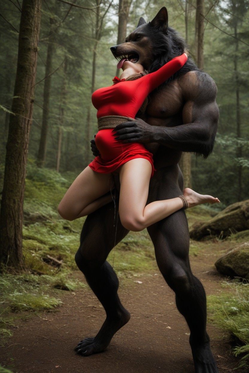 Arms Dangling By Side, Full Body, Head Pulled Upwards AI Porn