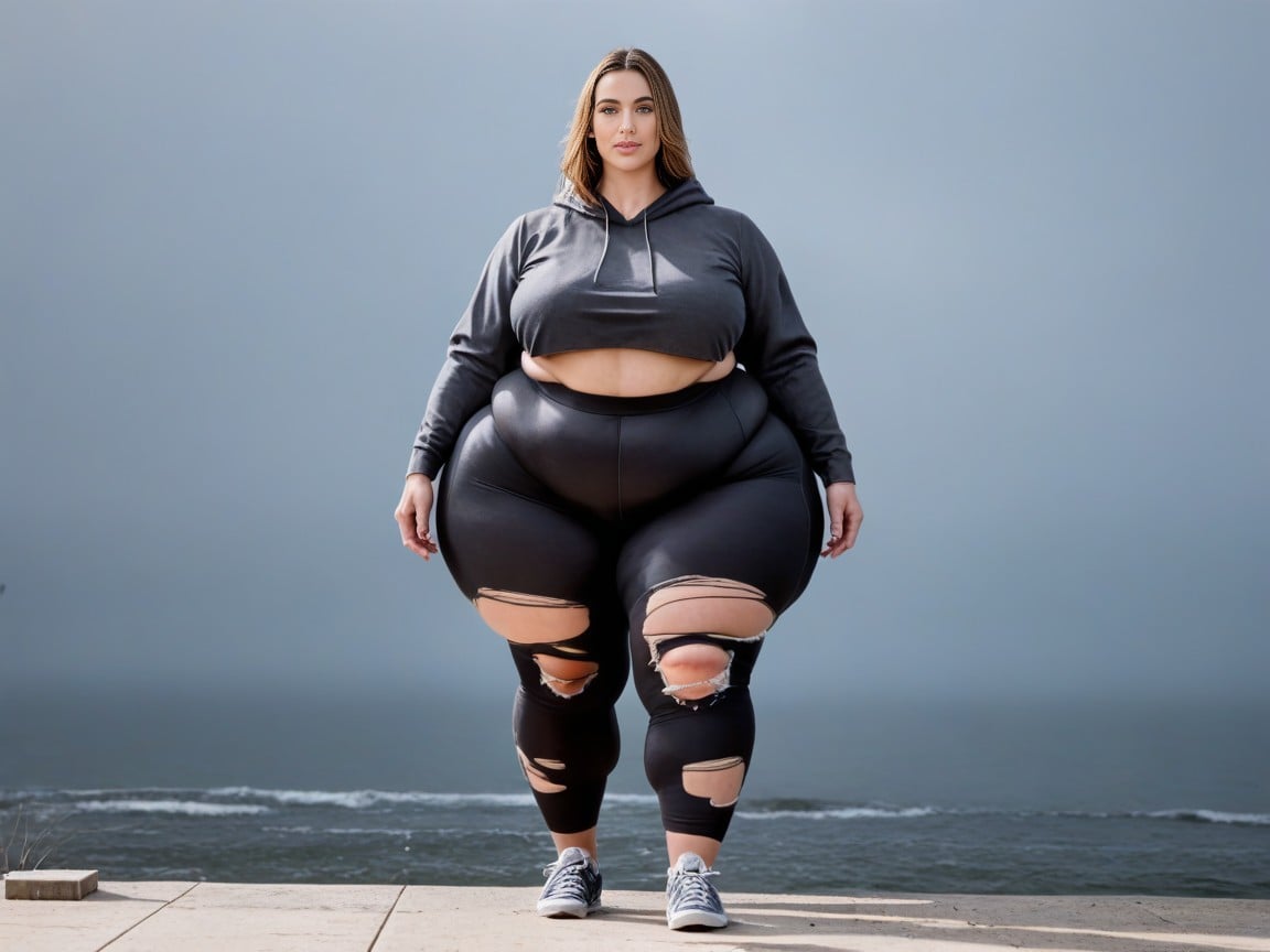 Hyper Obese, Massive Hips, Enormous Hips AI Porn