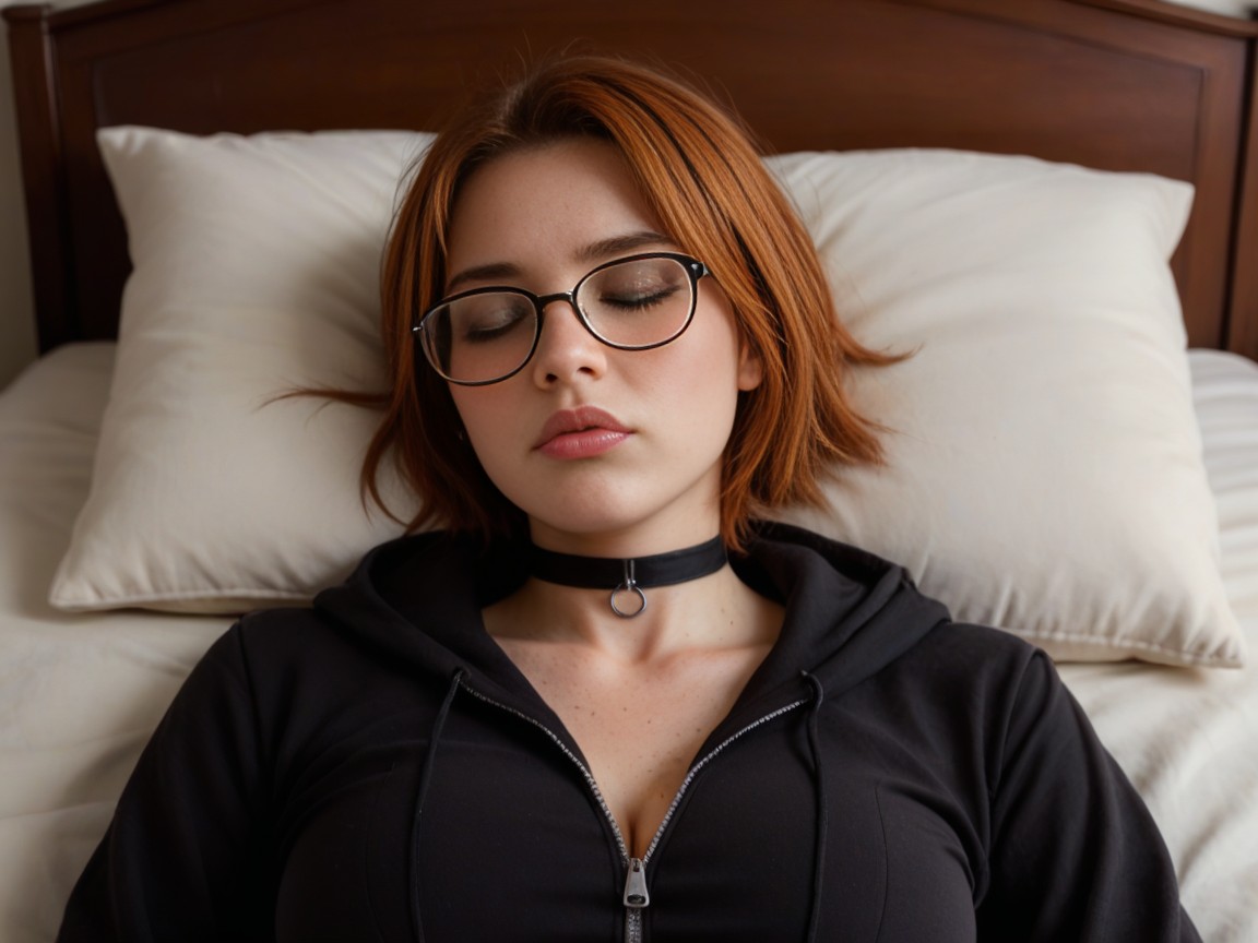 Blush Freckles, Eyes Closed, Fully Clothed AI Porn