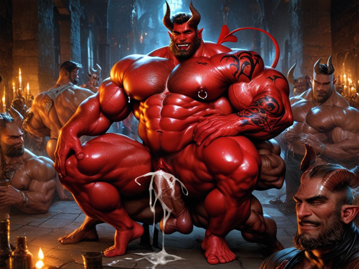 Gay Sex, Gang Bang, Succubus AI Gay Porn