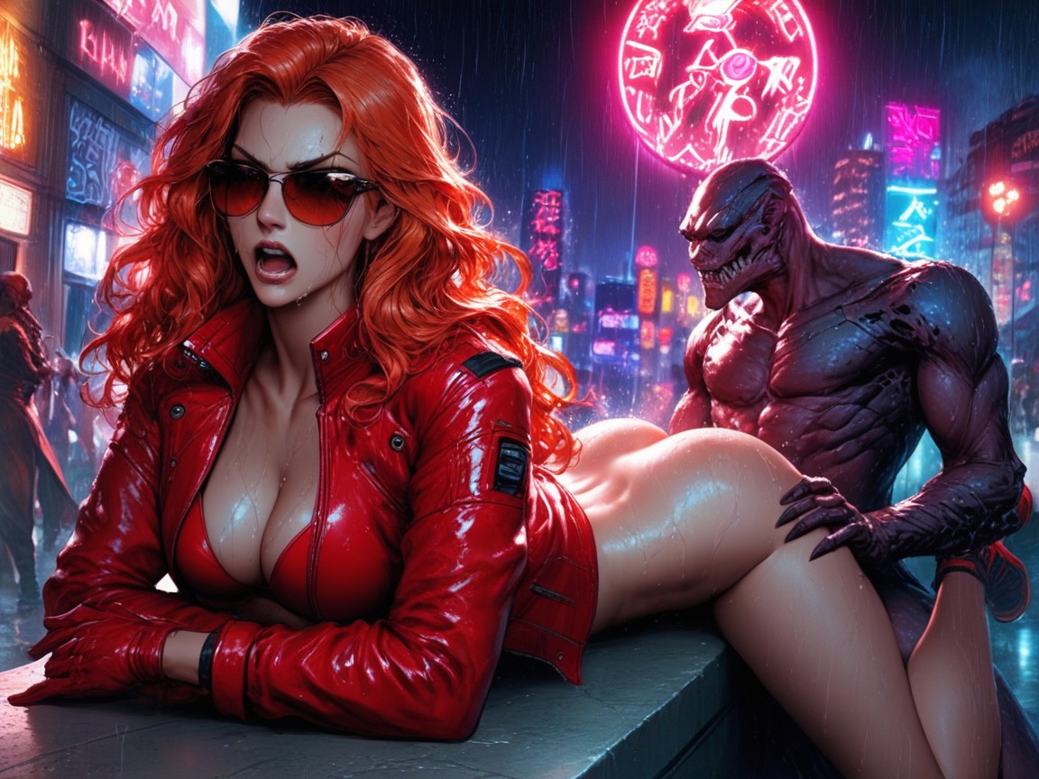 Fucked By Huge Demogorgon, Angry, Screaming AI Porn