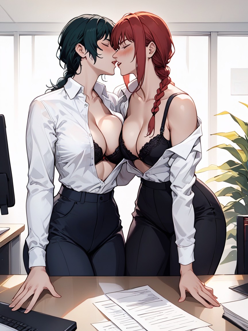 Squeezing Breasts, Rounded Ass, Rounded Ass Hentai AI Porn