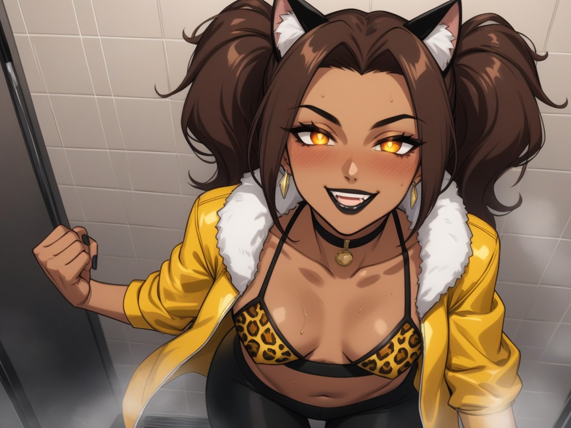 Low Chest Width, Pow Punch Impact, Tight Breasts Hentai AI Porn