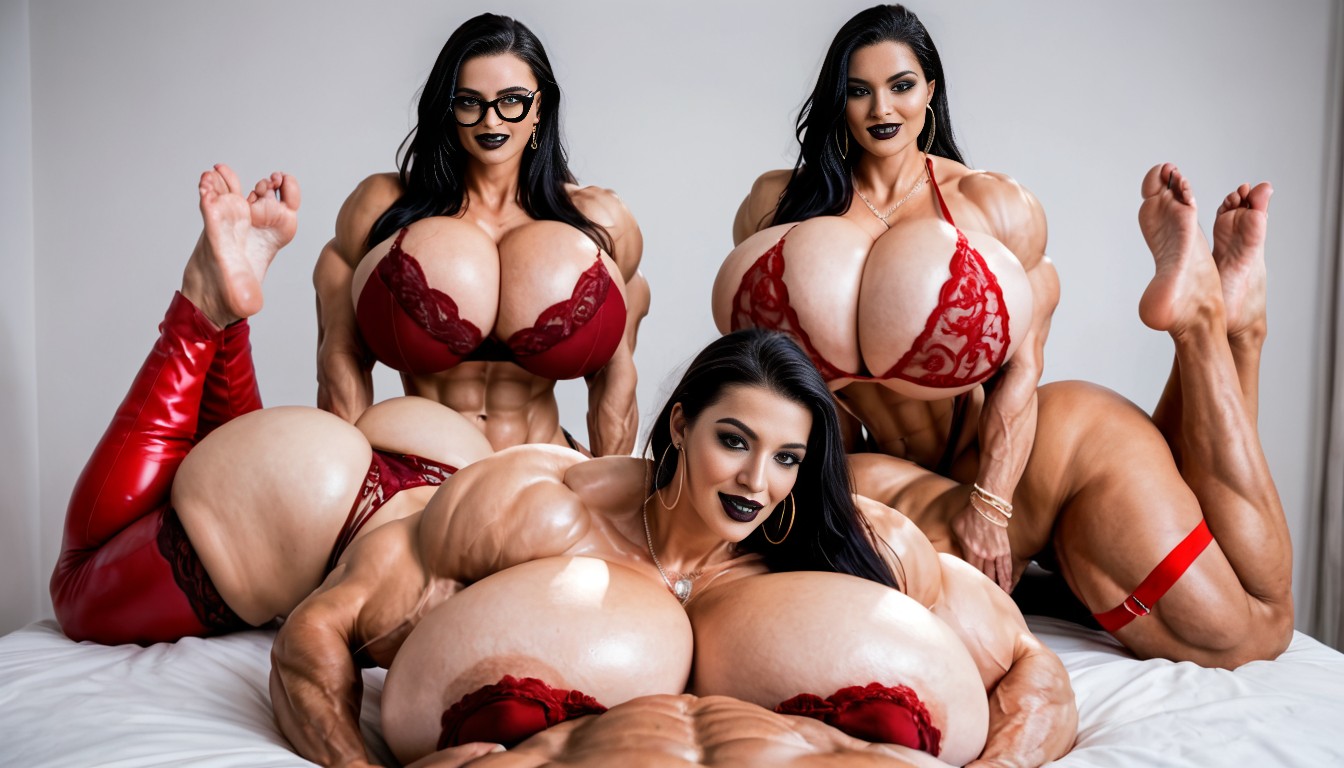 Green Eyes, Harem, Big Ass AI Porn