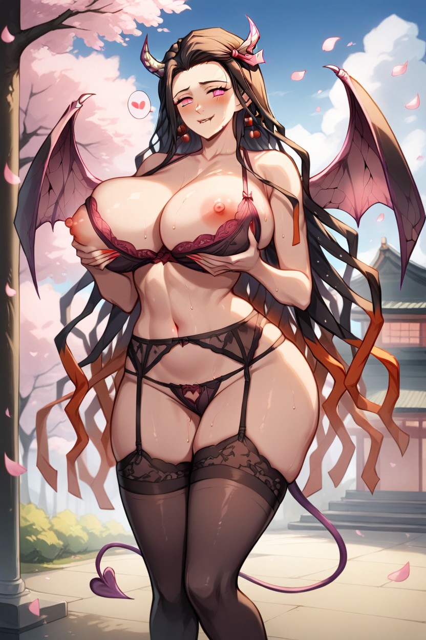 Garter Belt, Sexy Body, Skinny Hentai AI Porn