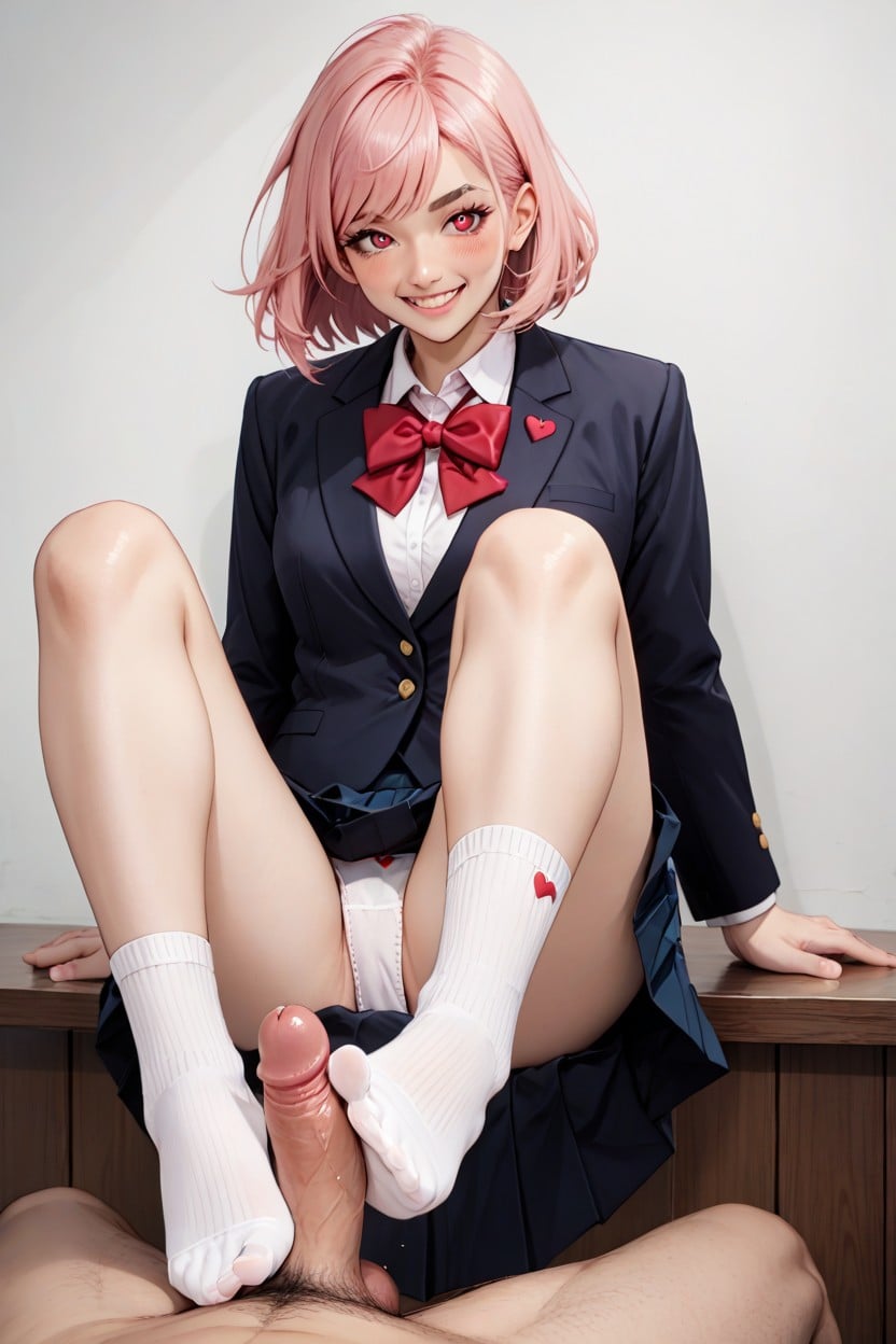 Take Off Panties, In School, Blushing Hentai AI Porn