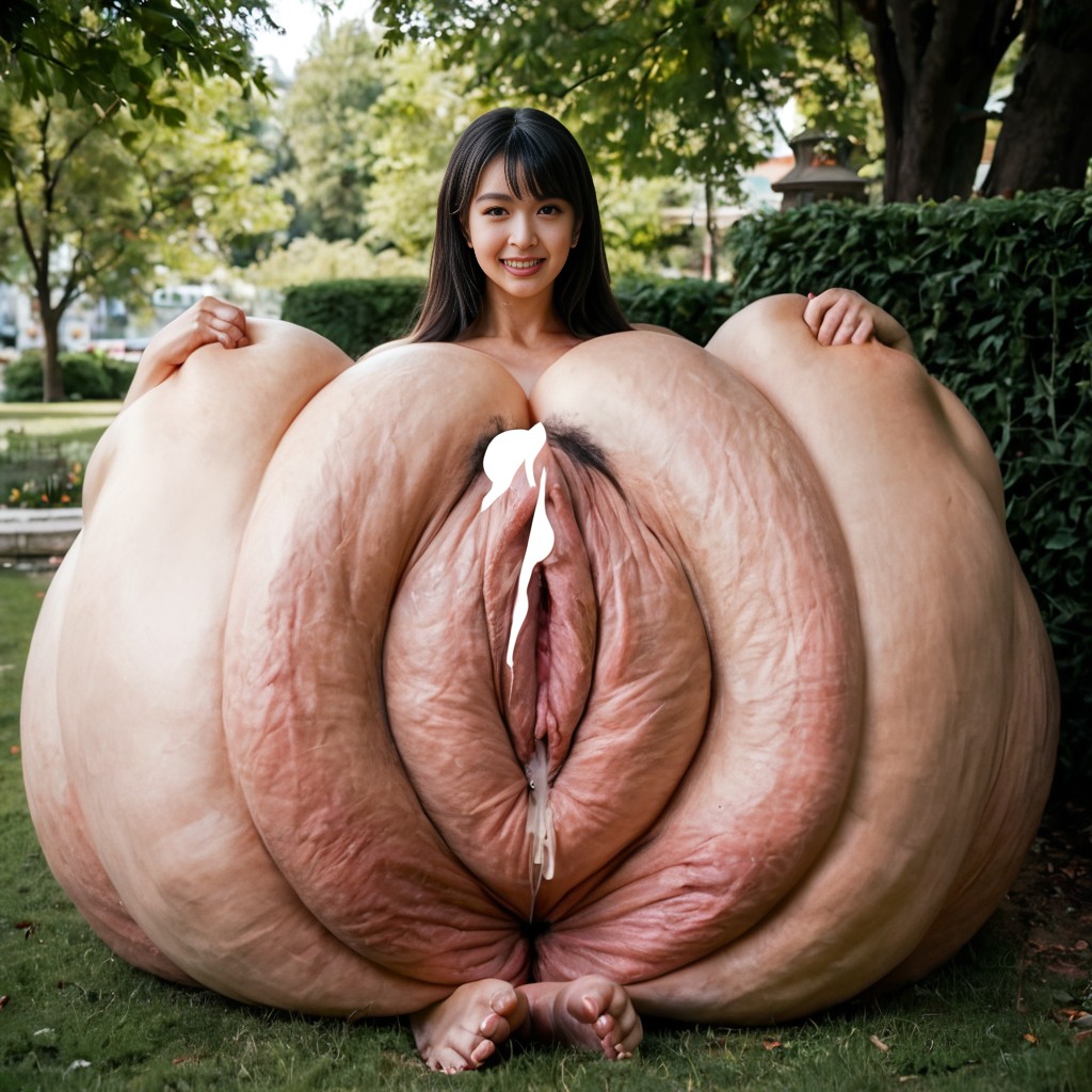 Top Down, Asian, Barefoot AI Porn