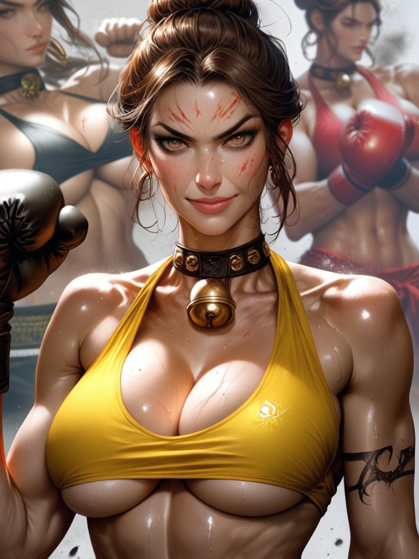 Fist To Fist, Amazing Quality, Oily Breasts Hentai AI Porn