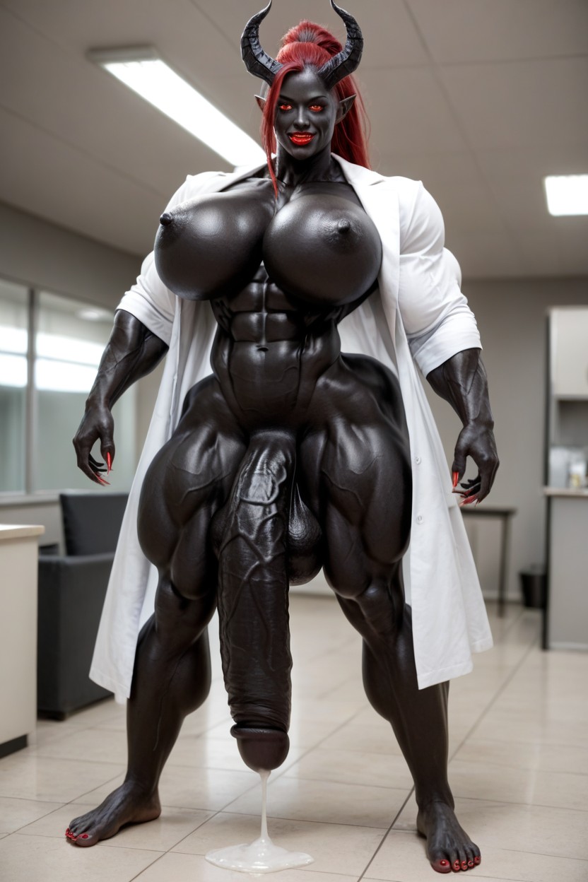Bodybuilder, Doctor, She Venom Shemale AI Porn
