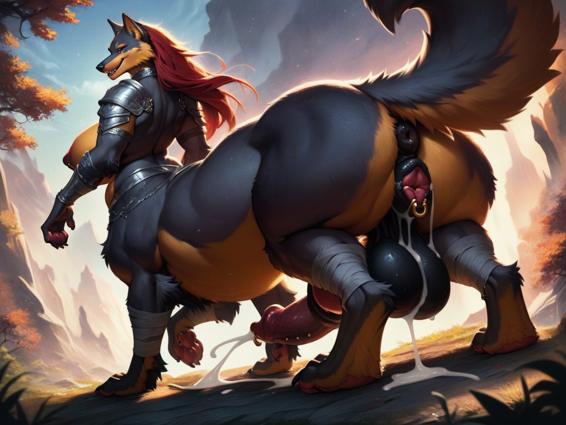Wide Penis, Giantess, Wide Flared Furry AI Porn