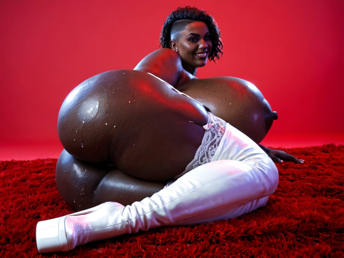 Massive Breasts, Colossal Breast, Cum Dripping On Ass BBW AI Porn