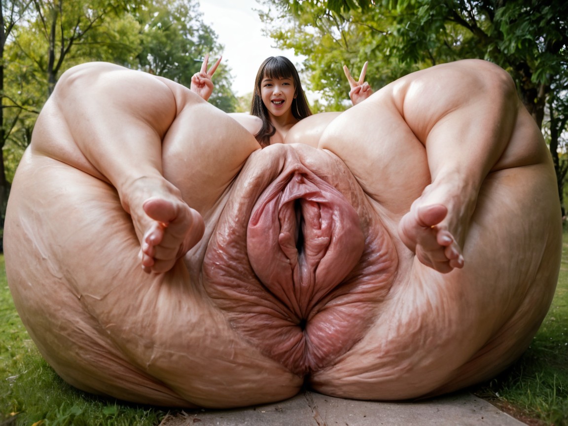 Orgasm, Gigantic Labia, 18+ AI Porn