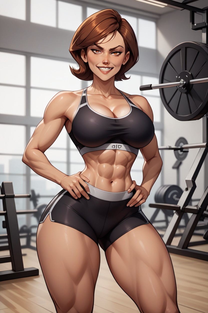 Perfect Skin Complexion, Highly Detailed Face And Eyes, Voluptuous Thick Body AI Porn