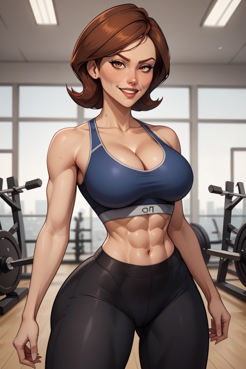 Tan Skin, Professional Photoshoot, Studio Location AI Porn