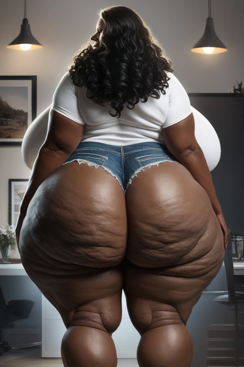 Ssbbw Massive Fake Booty, Breast Expansion, Insanely Huge Booty AI Porn