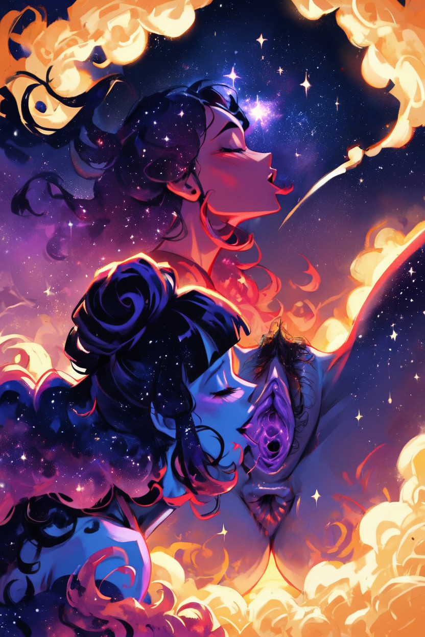 Cosmic Hair, Cosmic Bust, Cosmic Boobs AI Porn