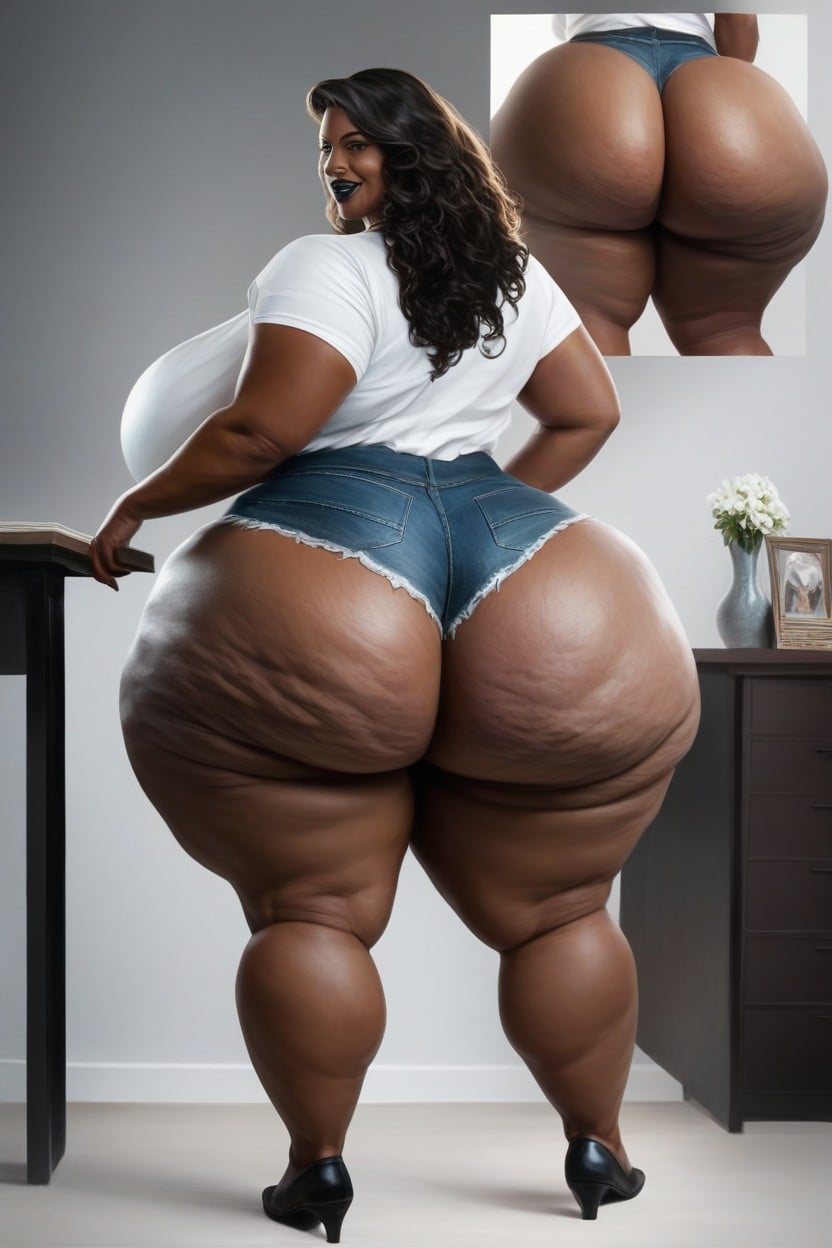 Long Length, Disproportionately Large Ass, Extremely Large Ass AI Porn