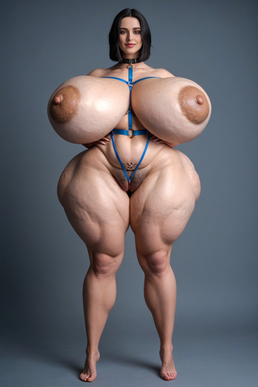 Freckles All Over, Wide Hips, Freckled Face AI Porn