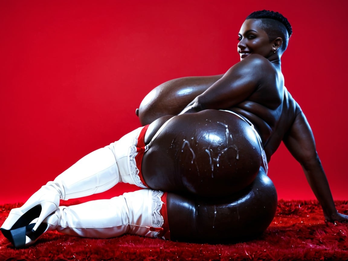 Volumetric, Ass Bigger Than Torso, Massive Ass BBW AI Porn