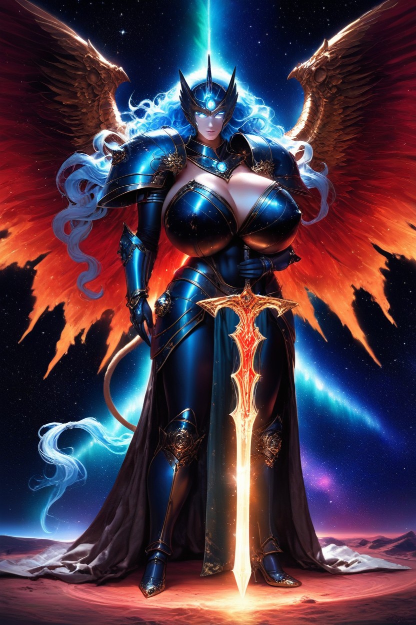 Sunset, Star In Chest, Blue Nebula Hentai AI Porn