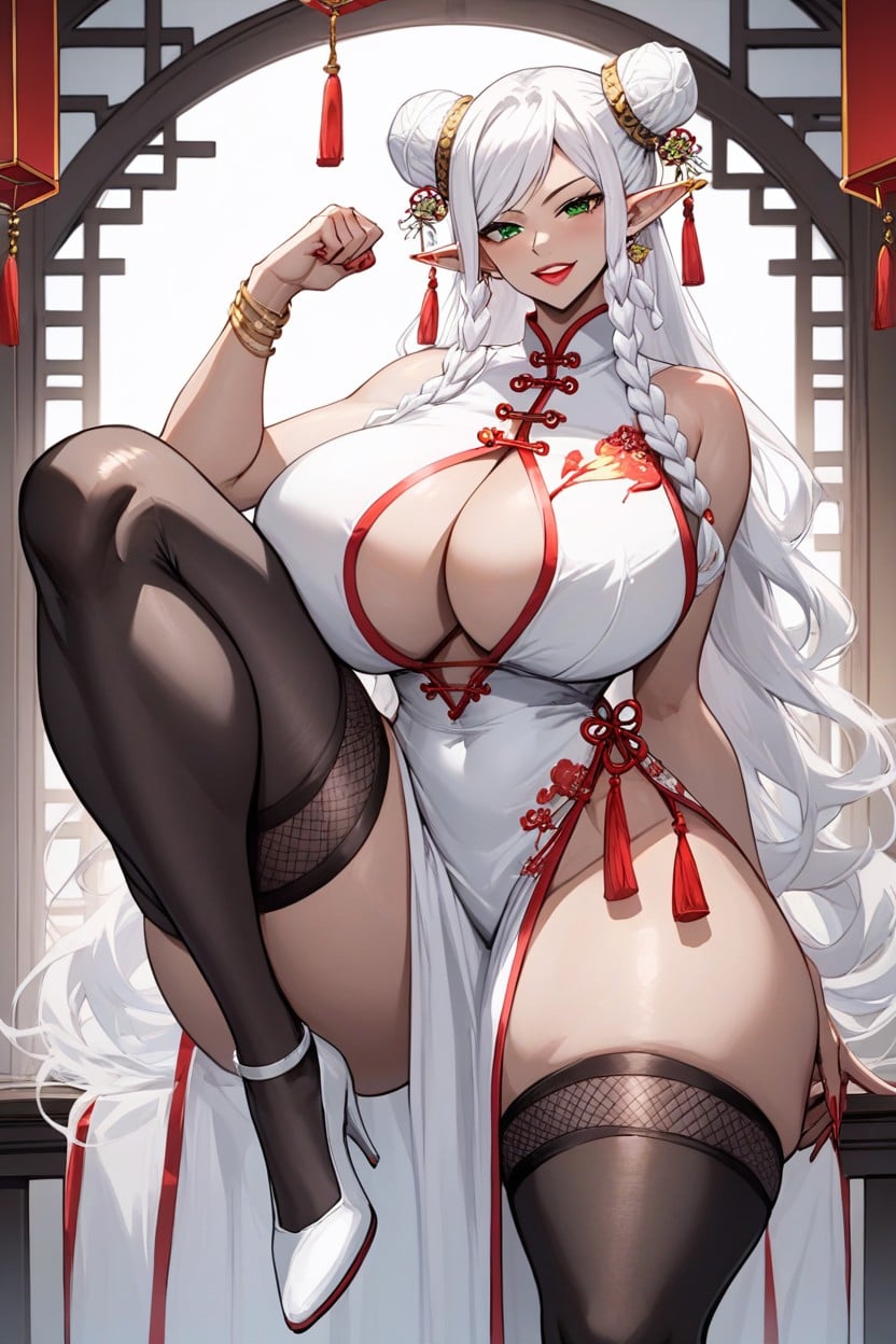 Big Ass, Extremely Large Ass, Hair With Four Colors Hentai AI Porn