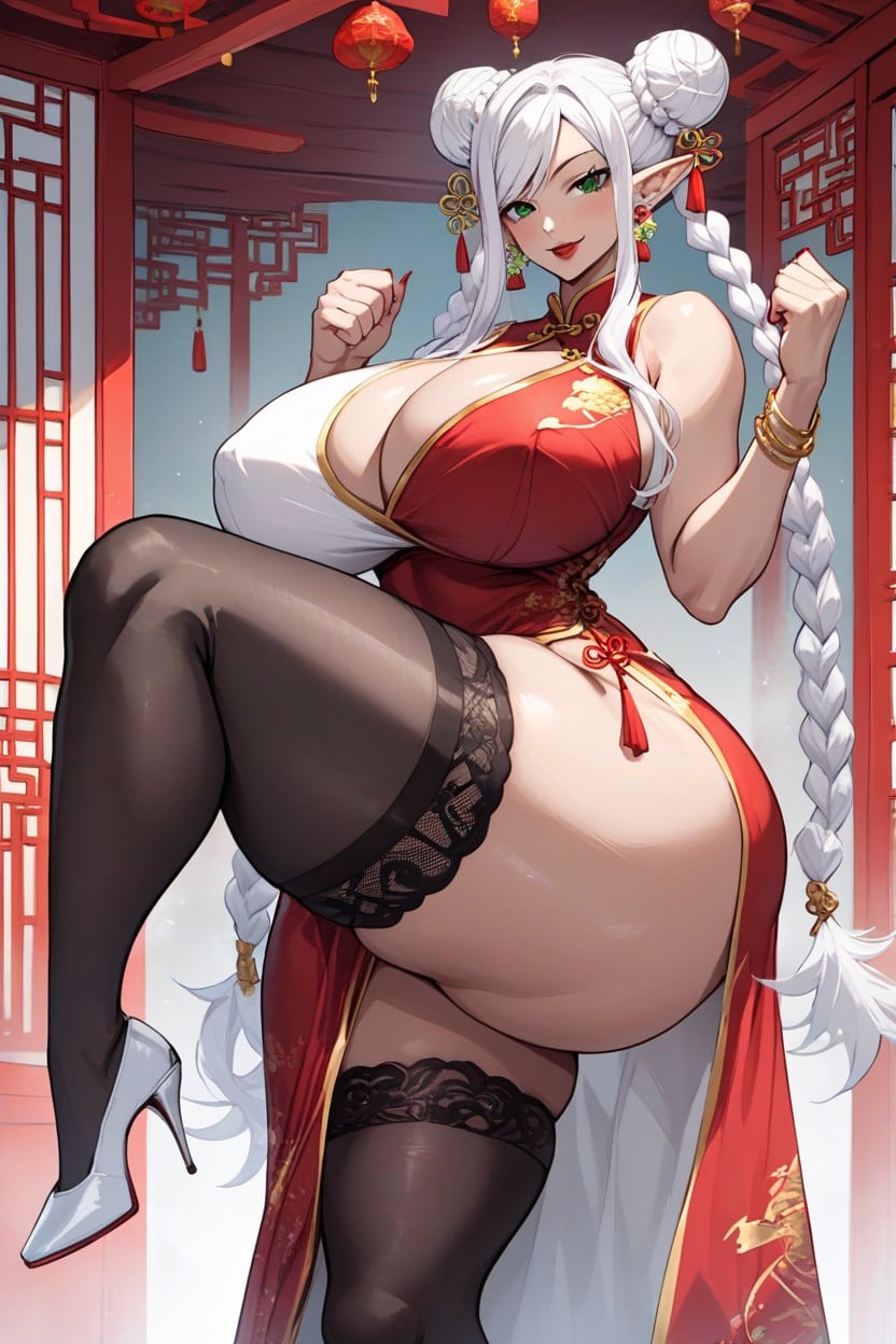 18+, Happy, Hair Bobcut Red Hentai AI Porn