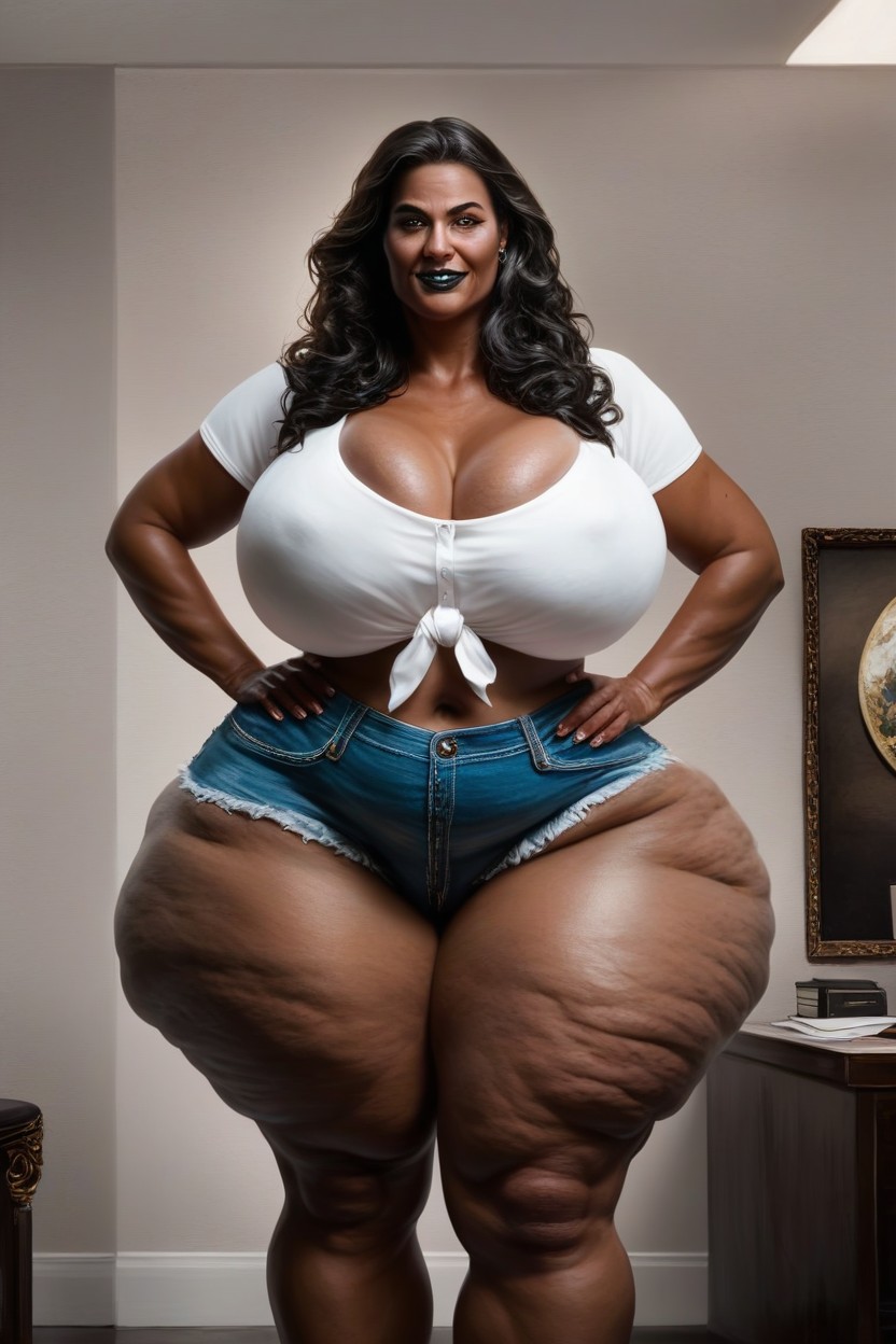 Ssbbw, Extremely Wide Hips, Fat Ass AI Porn