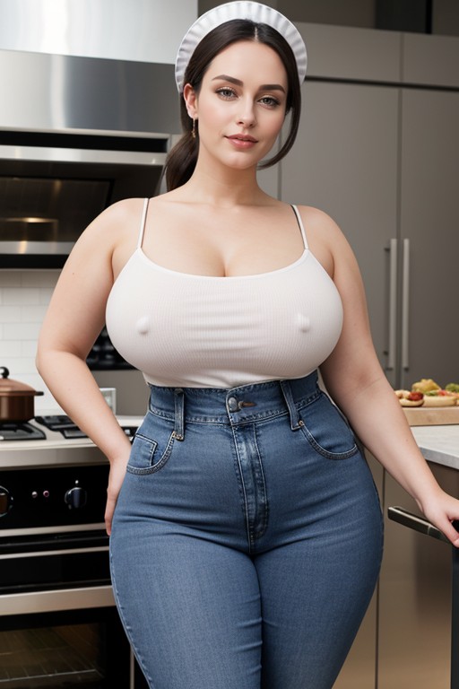 Black Hair, French, Woman AI Porn