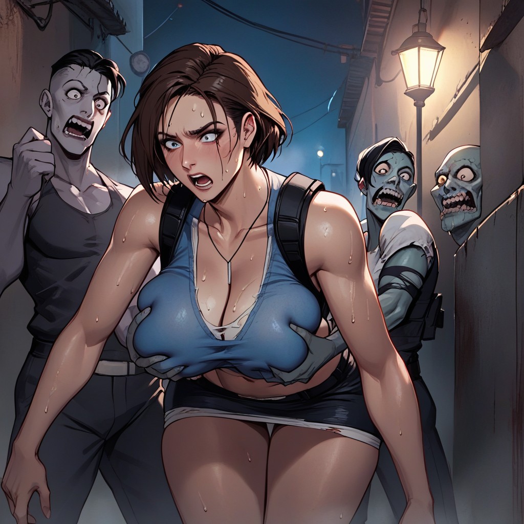 Night, Darkness, Jill Valentine AI Porn