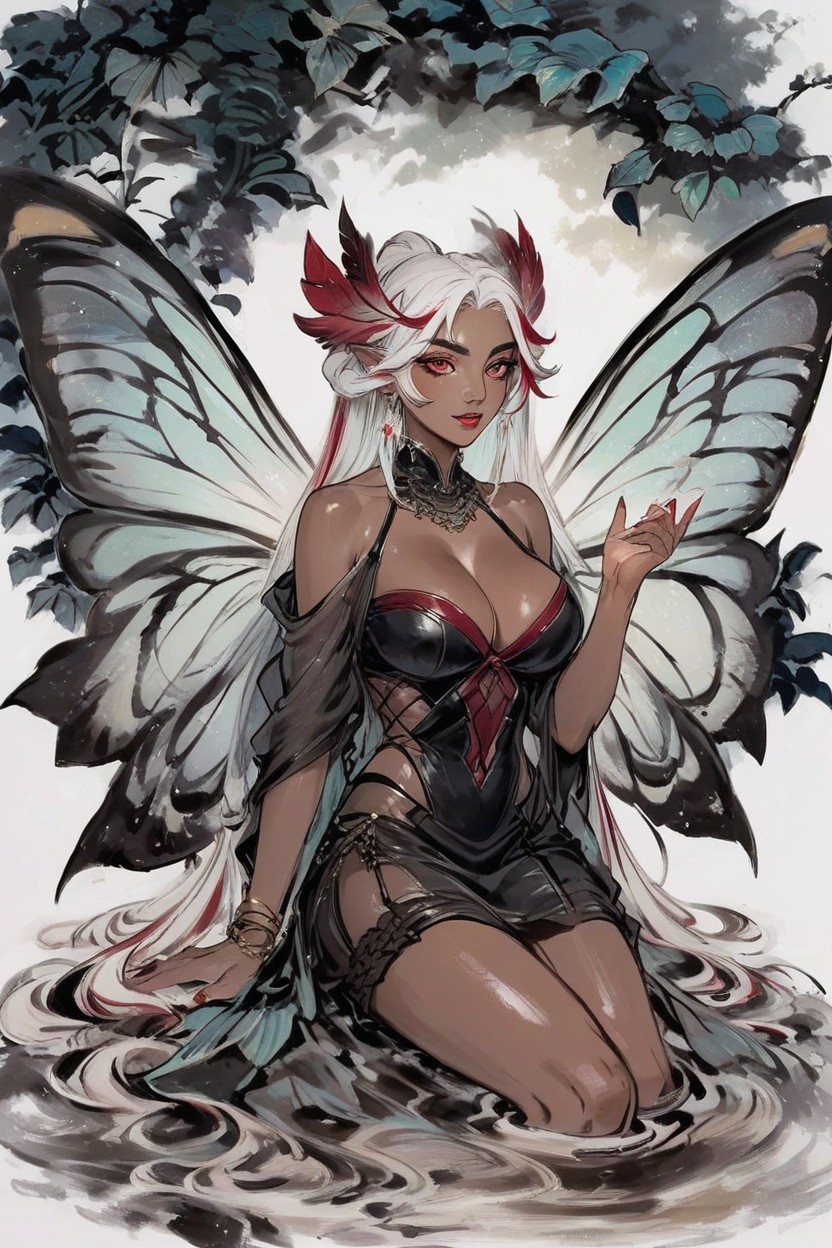 Green Antennas, Red Eyes, Tan Skin Hentai AI Porn