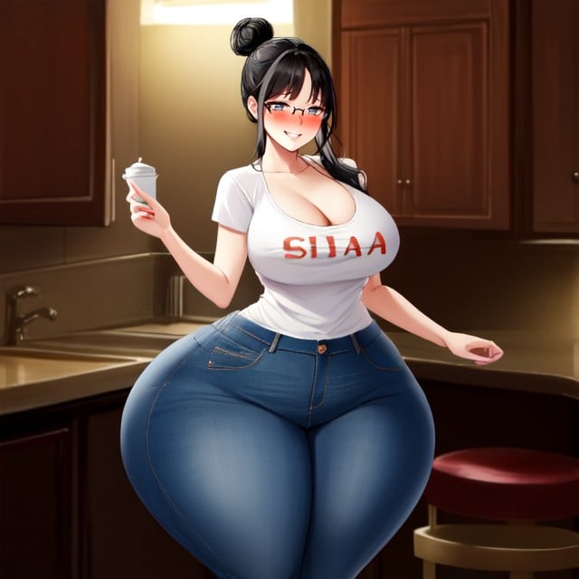Waist Long Hair, Thick Legs, Ssbbw Hentai AI Porn