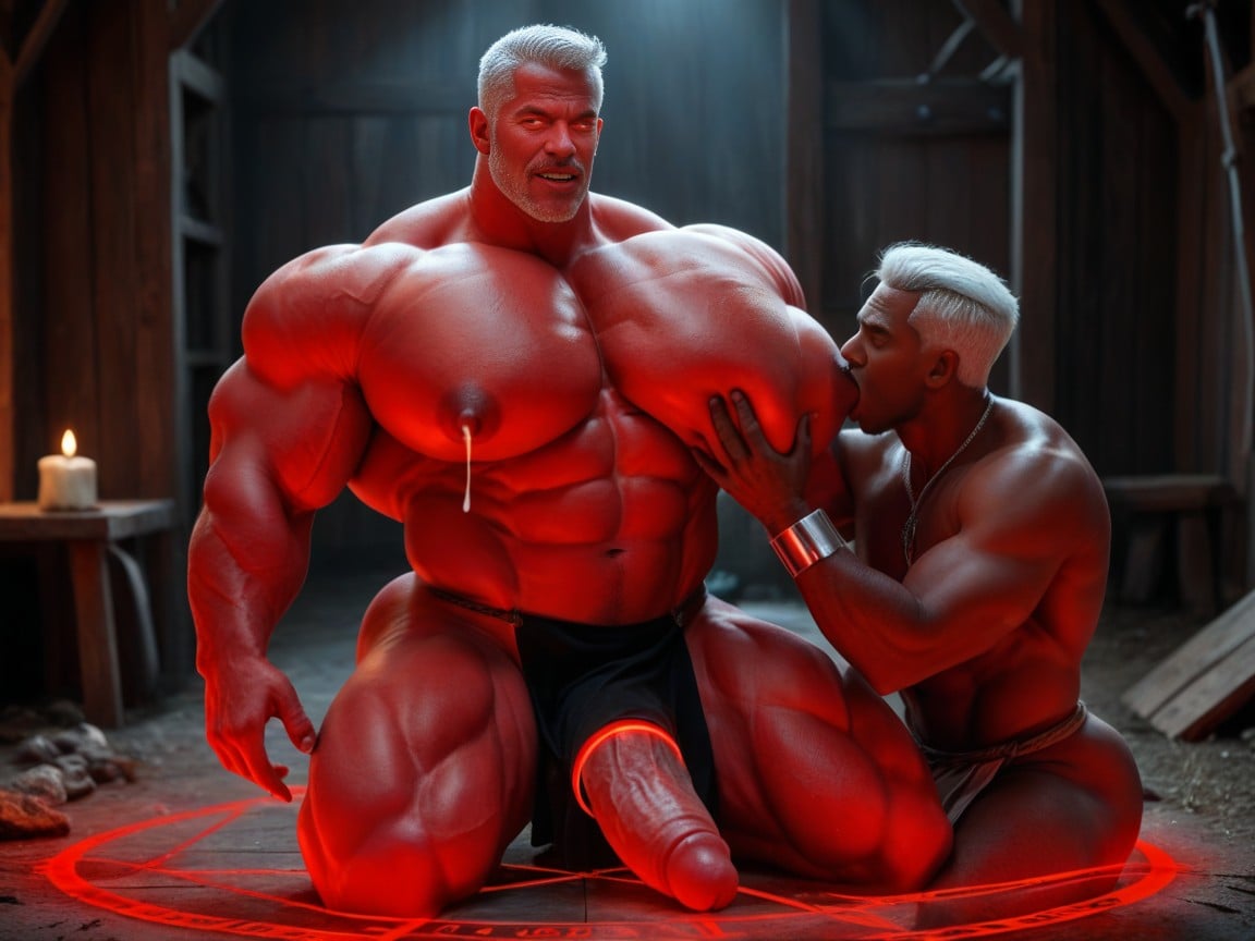 Glowing Anklets, 18+, Tongue Out AI Gay Porn