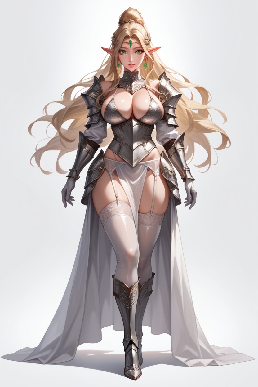 Full Body View, Oiled Skin, Medium Ass Hentai AI Porn
