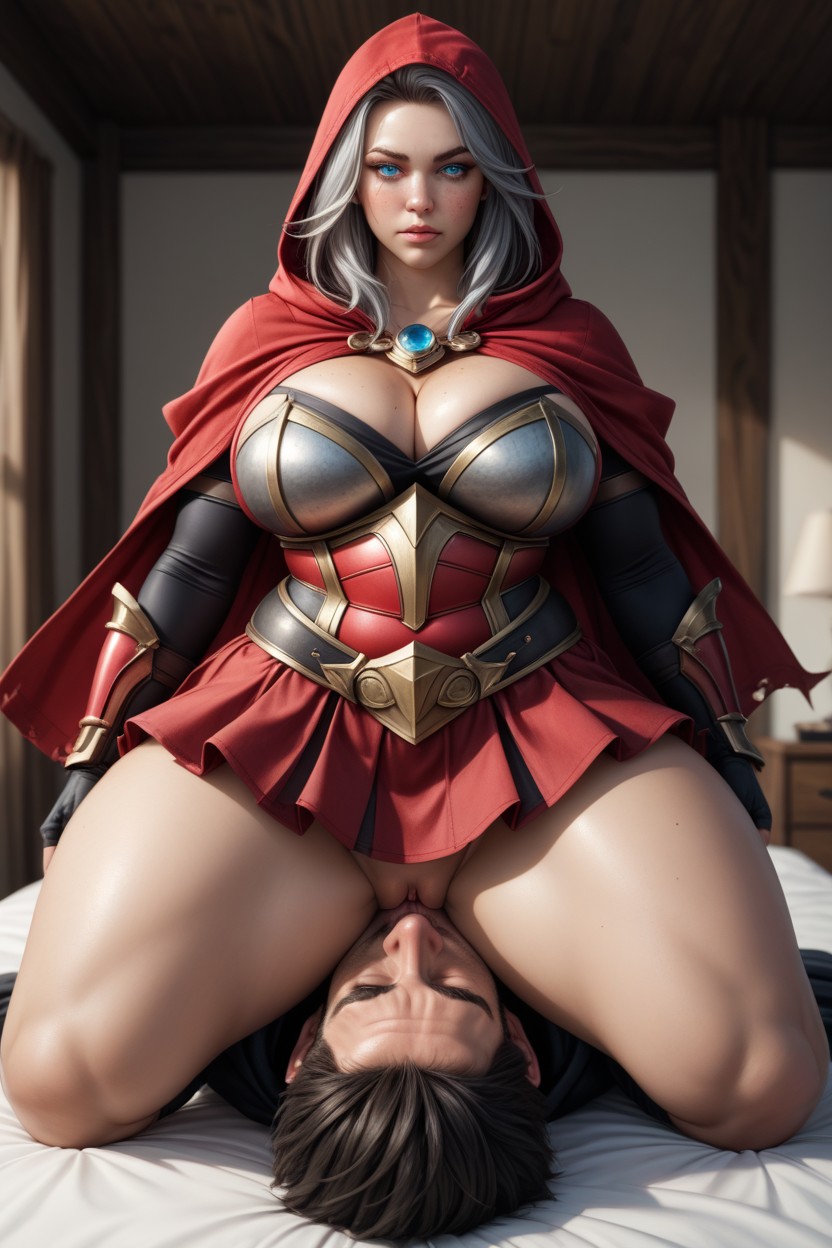 Soft Shadow, Kneeling, Bbw AI Porn