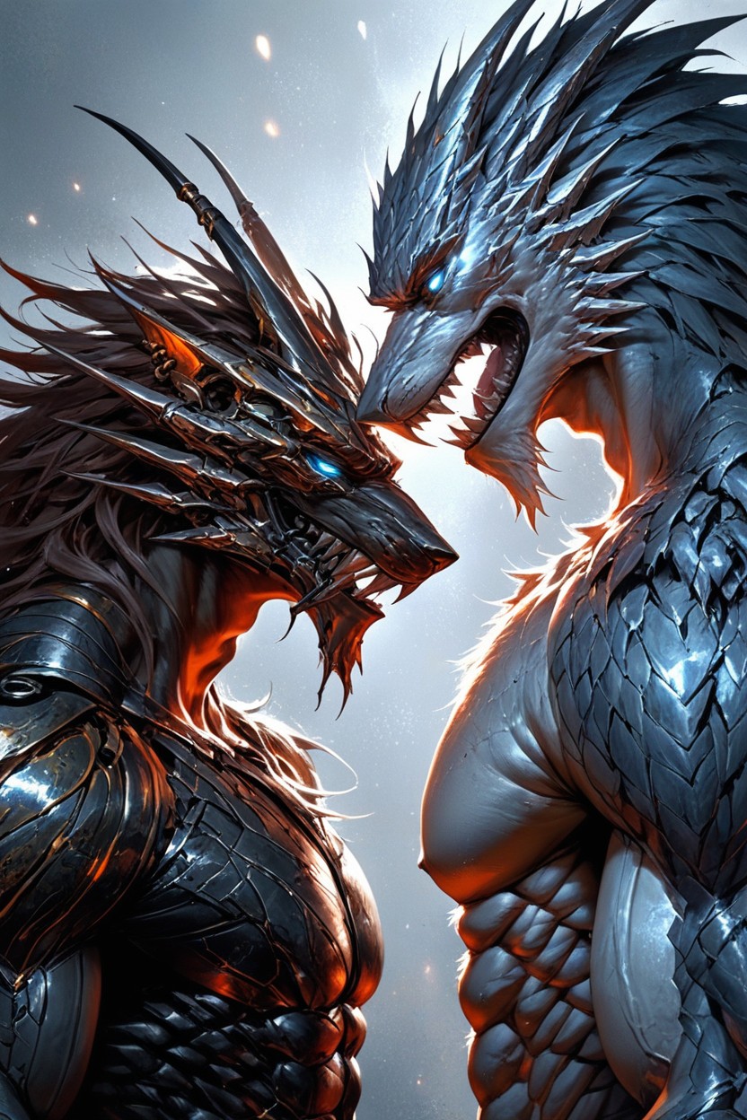 Cinematic, Close Up, Torn Fur Revealing Cybernetic Implants Furry AI Porn