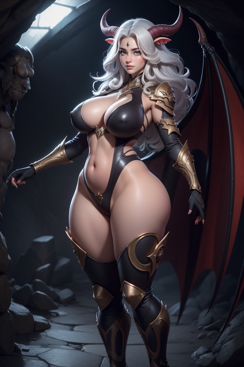 Defined Muscles, Giant Ass, Huge Nipples Hentai AI Porn