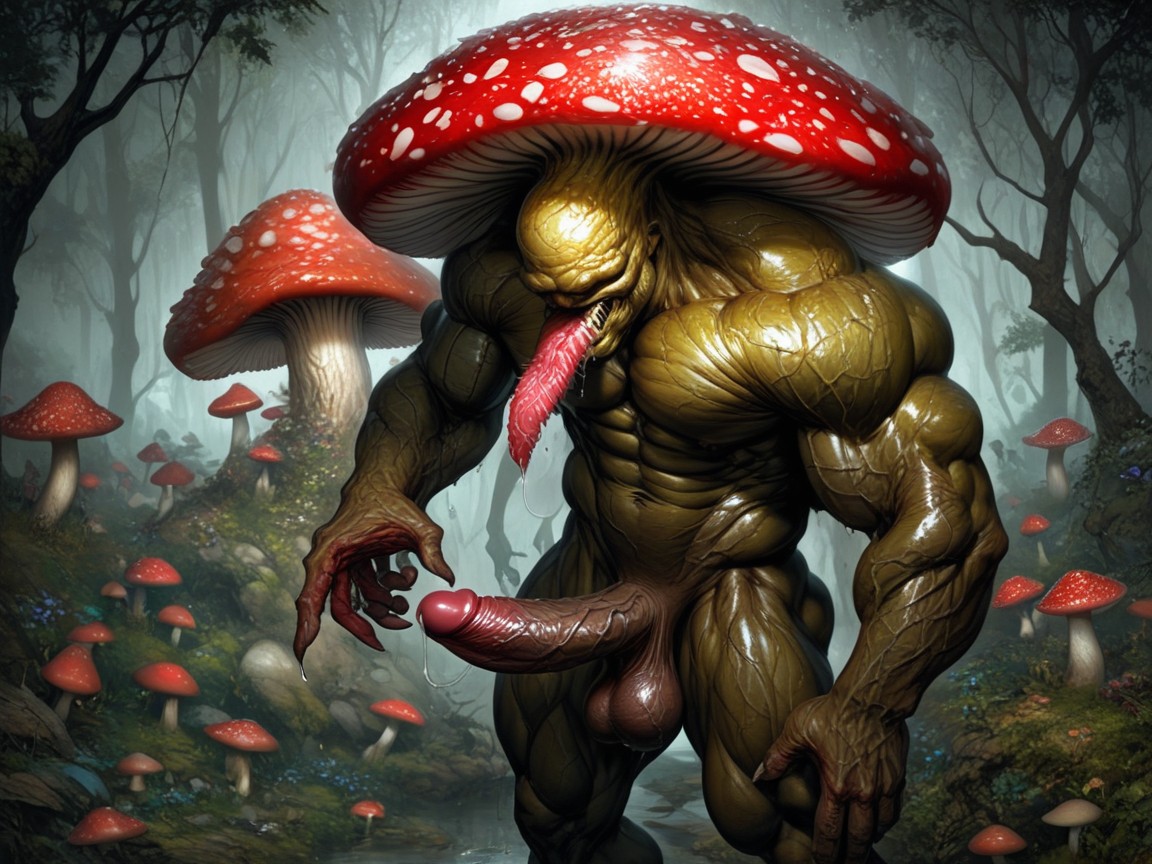 Bulging Veins, Oversized Muscles, Rear View AI Gay Porn