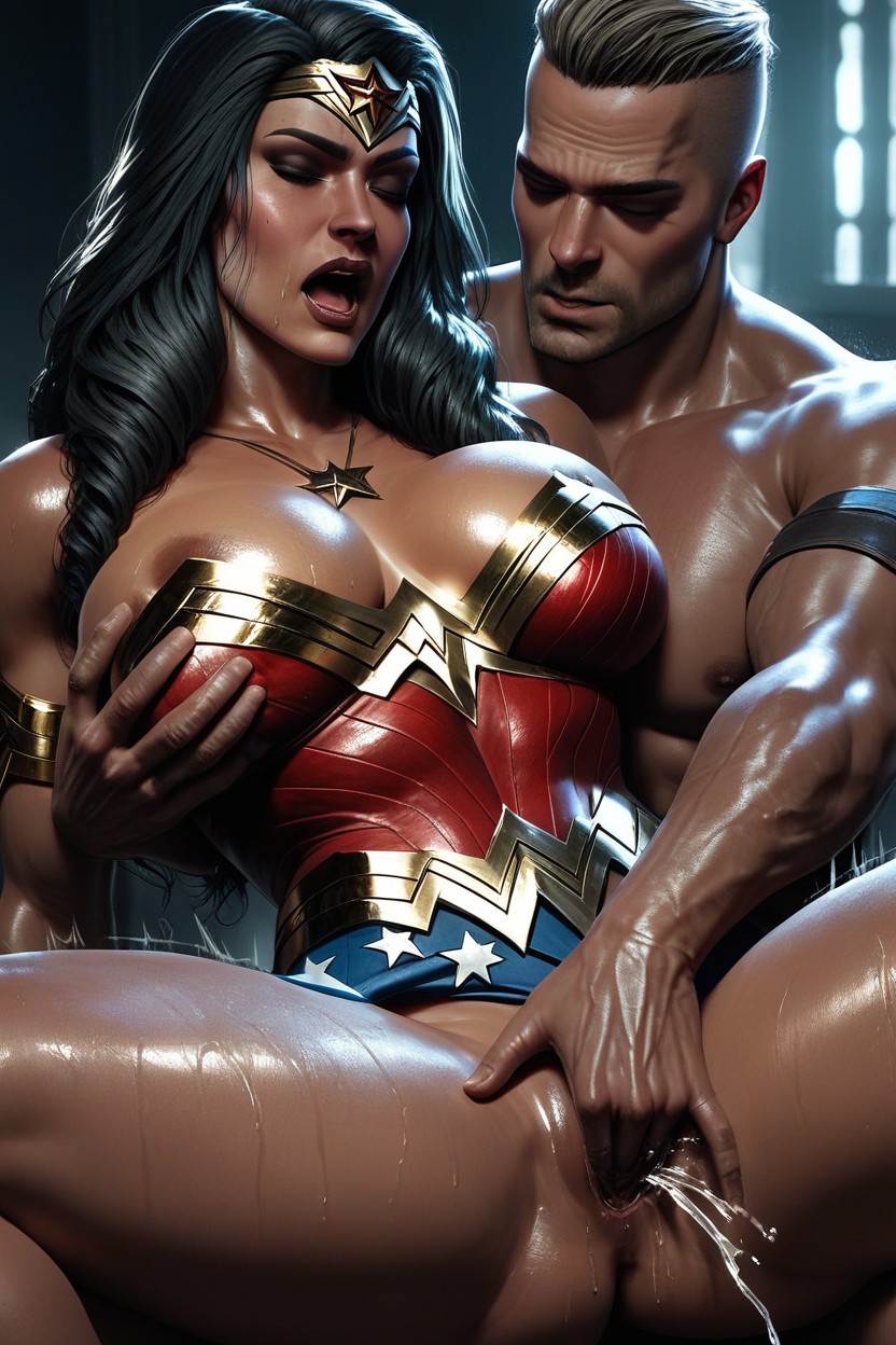 Wet Body, Man, Squirting Hentai IA
