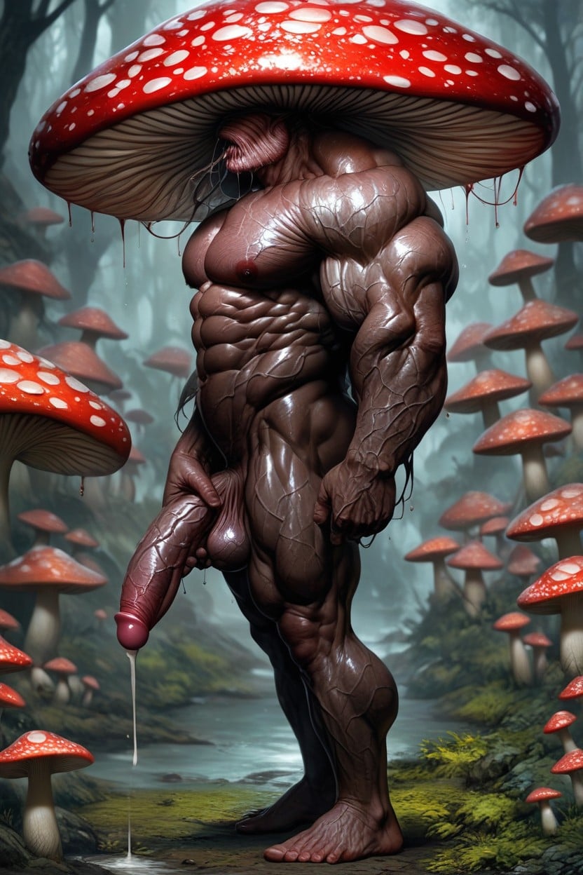 Side View, Veiny Muscle, Masturbation AI Gay Porn