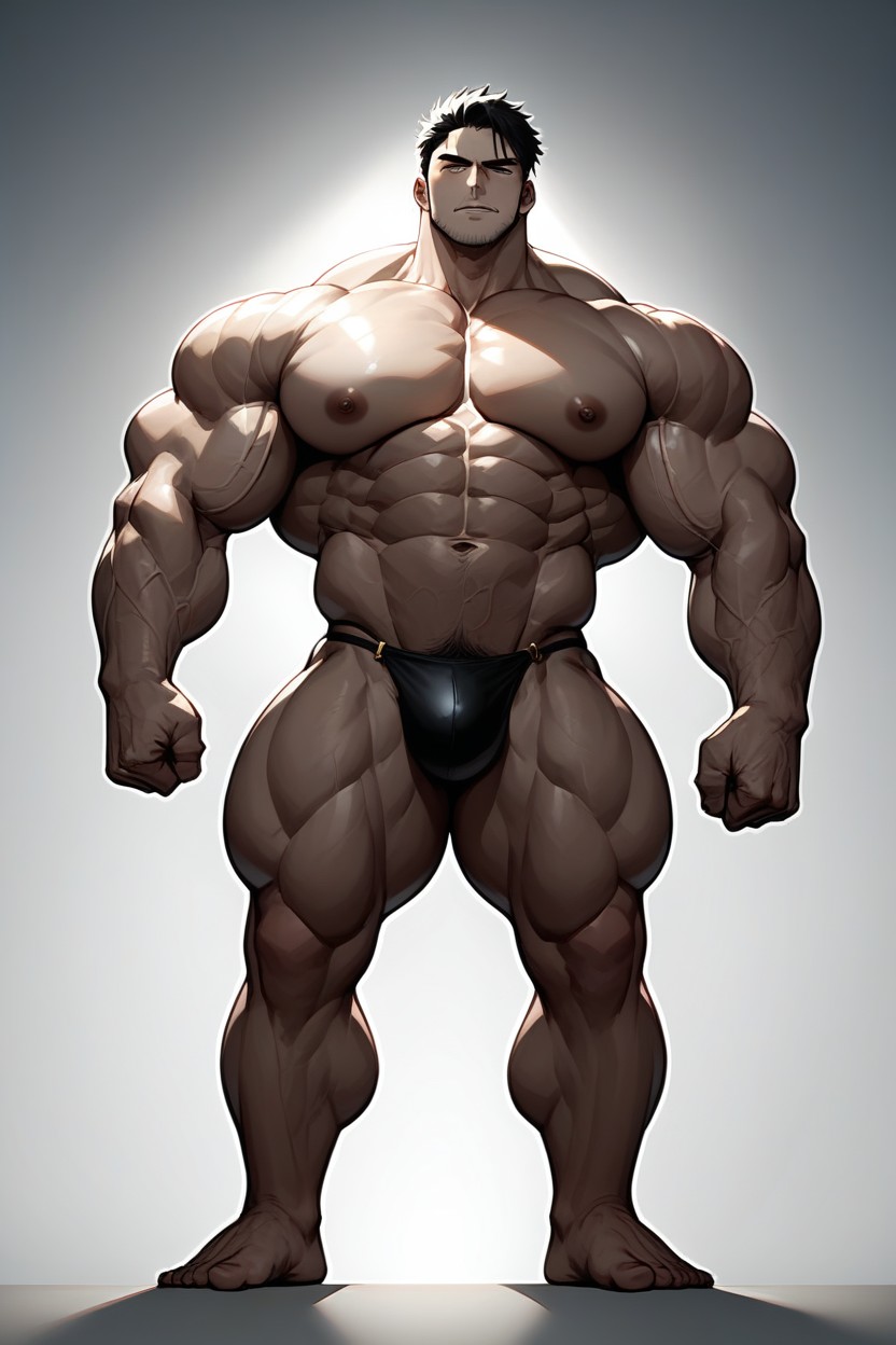 Dramatic Lighting, 광각, Massive Pectoral Muscles 게이 AI 포르노